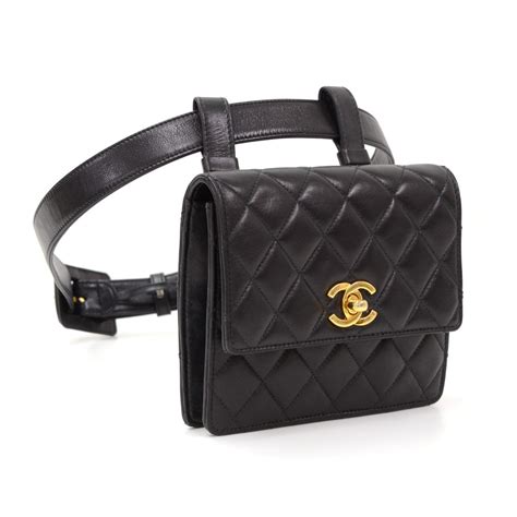 chanel bag quilted|Chanel waist bag vintage.